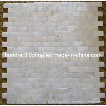 White Mother of Pearl Shell Mosaic Tile (HMP71)